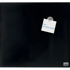 Glastavla Nobo 30x30 cm Svart
