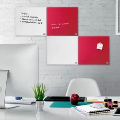 Glastavla Nobo 30x30 cm Vit