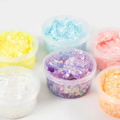 Glitterlera 6x20 ml Pastell