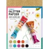 Glitterpapper 10 Ark