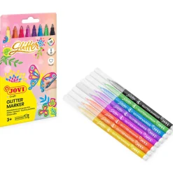Glitterpennor 8-set (3 år+)