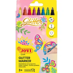 Glitterpennor 8-set (3 år+)