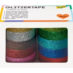 Glittertejp 10-pack