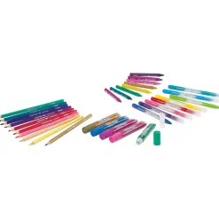 Glittrigt färgläggningsset Color Peps 31 delar