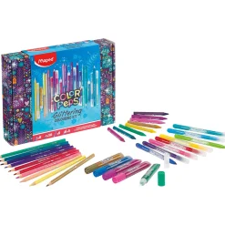 Glittrigt färgläggningsset Color Peps 31 delar