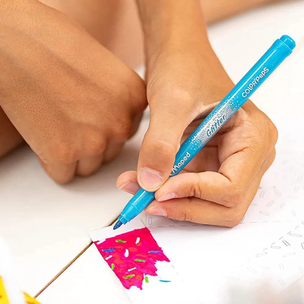 Glittrigt färgläggningsset Color Peps 31 delar