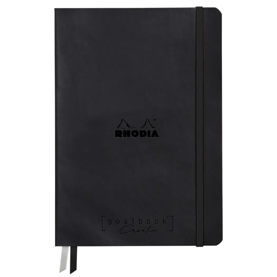 GoalBook Creation A5 Black (Vitt papper)