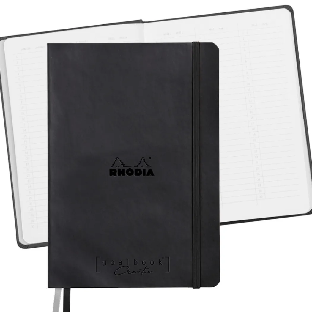 GoalBook Creation A5 Black (Vitt papper)