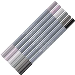 Goldfaber Aqua Dual Marker 6-set Shades of Grey