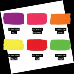 Gouachefärg Fluorescent Set 6x59 ml