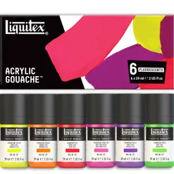 Gouachefärg Fluorescent Set 6x59 ml