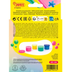 Gouachefärg 4x35 ml Glitterfärger (3 år+)
