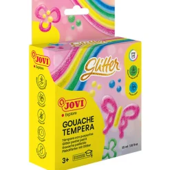 Gouachefärg 4x35 ml Glitterfärger (3 år+)