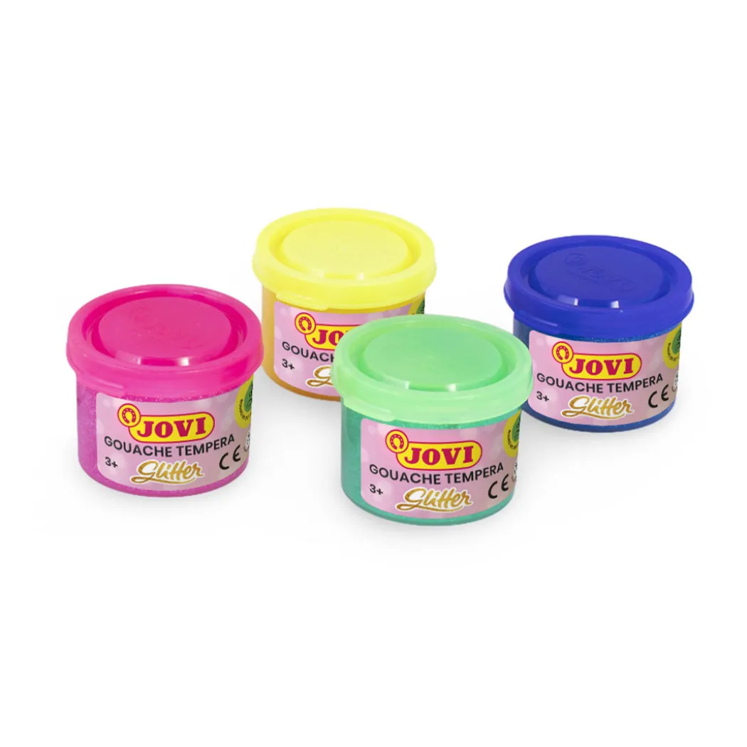 Gouachefärg 4x35 ml Glitterfärger (3 år+)