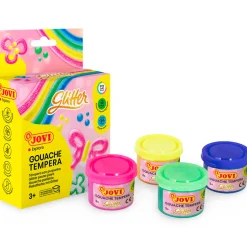 Gouachefärg 4x35 ml Glitterfärger (3 år+)