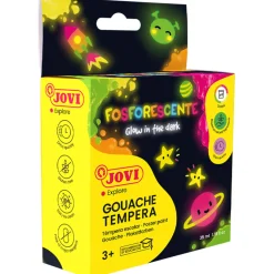 Gouachefärg 4x35 ml Glow in the Dark (3 år+)