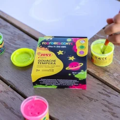 Gouachefärg 4x35 ml Glow in the Dark (3 år+)