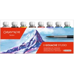 Gouachefärg 8x10 ml tuber