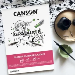 Graduate Manga Marker Layout Pad A4 70g