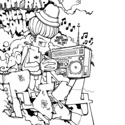 Graffiti Coloring Book 2: Characters