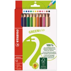 GreenColors Jumbo Färgpennor 12-pack