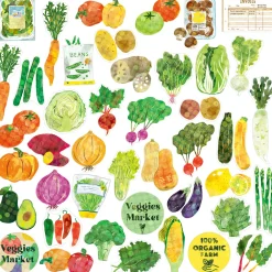 Hako Stickers Veggies Market
