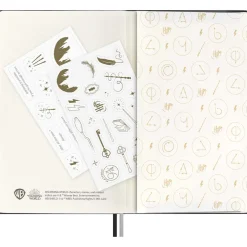 Hard Cover Notebook Large Harry Potter Lumos