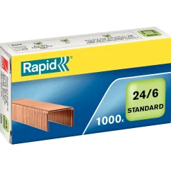 Häftklammer Standard 24/6 copper 1000 st