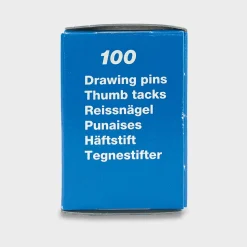 Häftstift Mässing Färgmix 100-pack