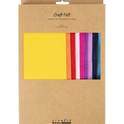 Hobbyfilt A4 10-pack Färgmix