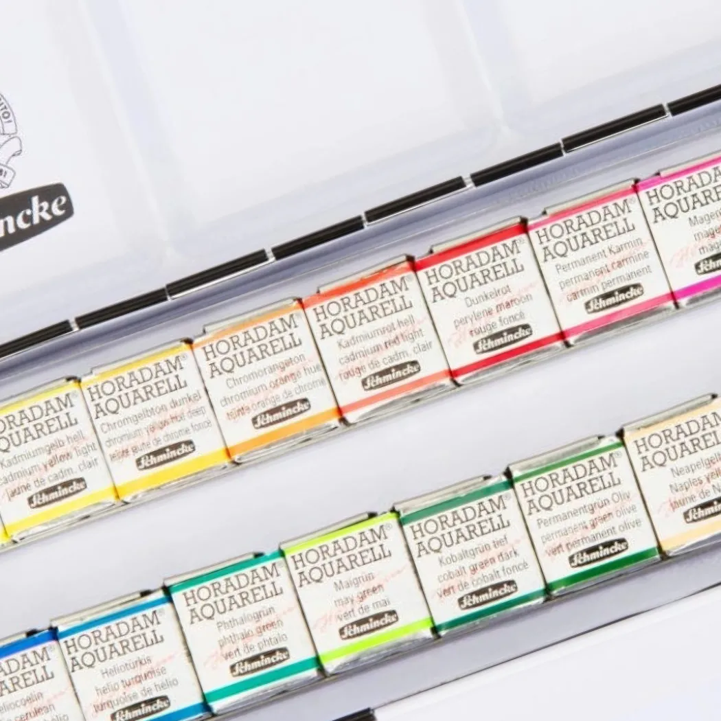 Horadam Aquarell Half Pans 24-set