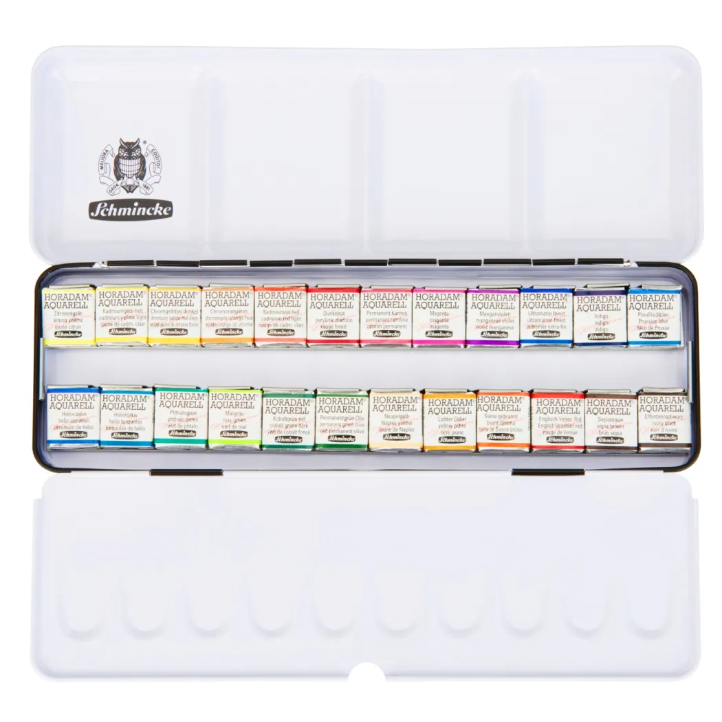 Horadam Aquarell Half Pans 24-set