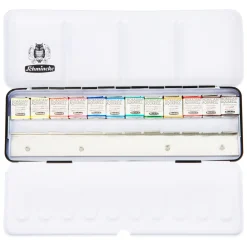 Horadam Aquarell Half Pans 12-set + 12 tomma