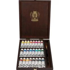Horadam Aquarell Tub Wooden Box 24x15 ml