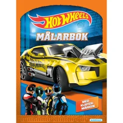 Hot Wheels Målarbok med klistermärken