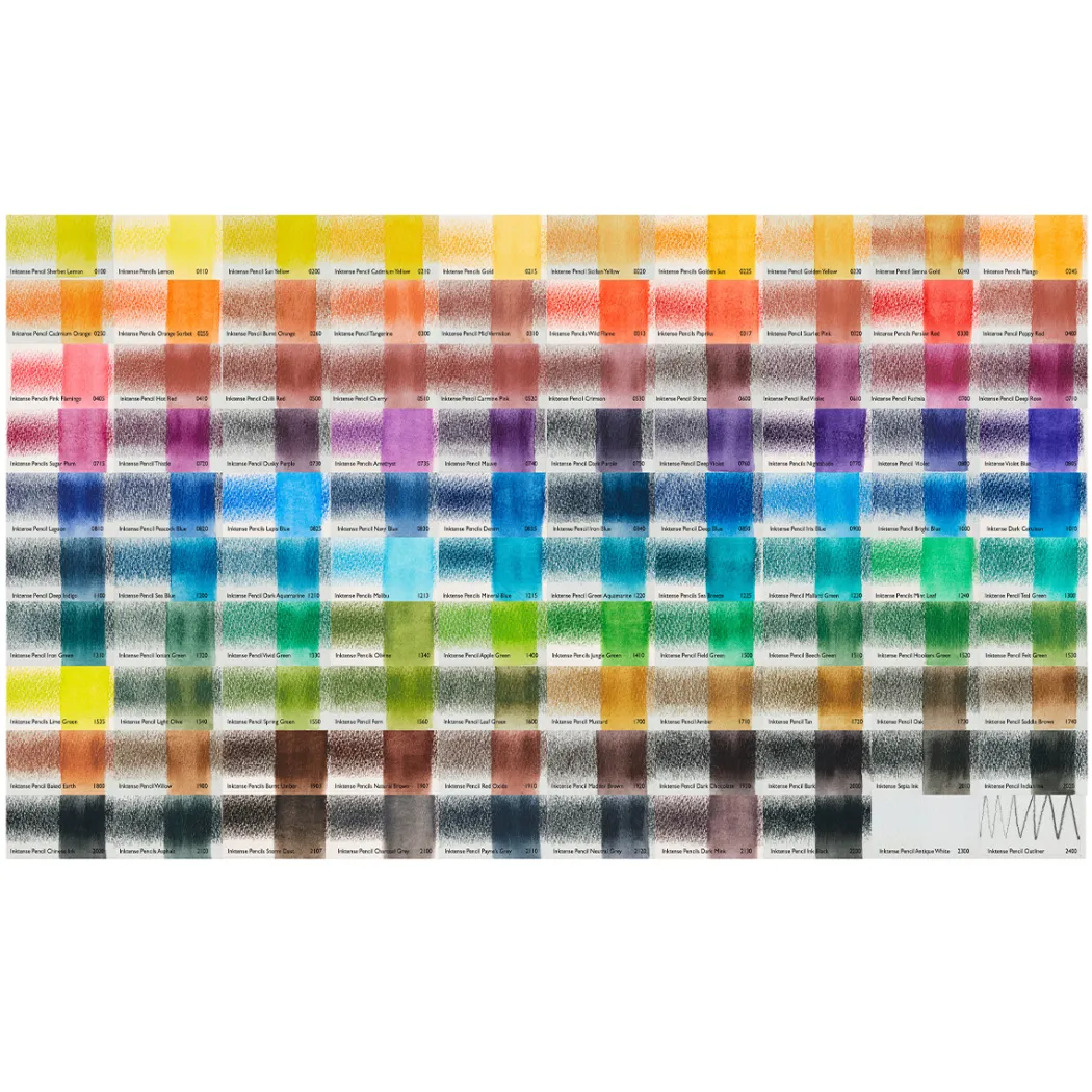 Inktense Akvarellpennor 100-set