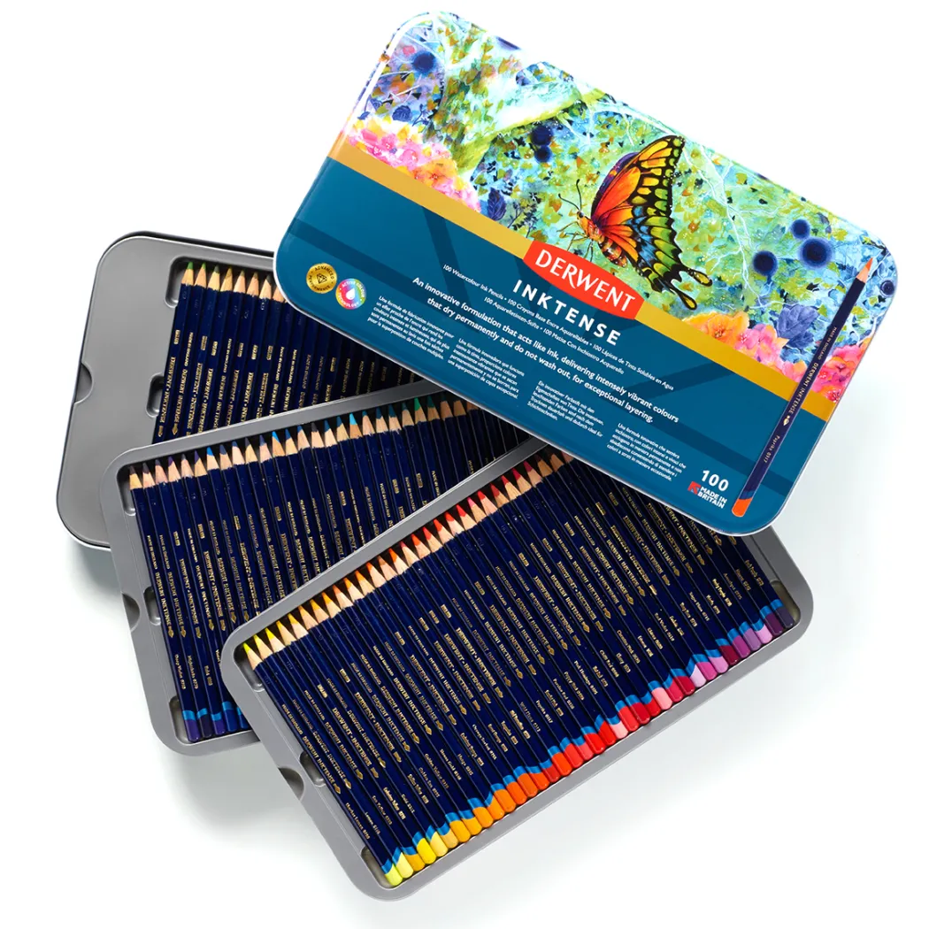 Inktense Akvarellpennor 100-set