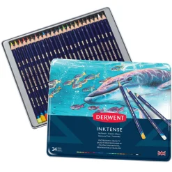 Inktense Akvarellpennor 24-set