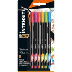 Intensity Fineliner 6-set Rainbow Colors