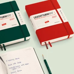 Kalender Daily Planner 2027 A6 Cherry