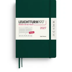 Kalender Daily Planner 2027 A5 Forest Green