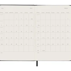Kalender 12M Daily 2027 Hardcover Pocket Black