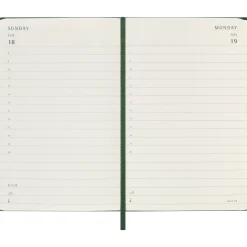 Kalender 12M Daily 2027 Hardcover Pocket Myrtle Green