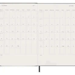 Kalender 12M Daily 2027 Softcover Large Black