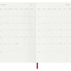 Kalender 12M Daily 2027 Softcover Large Red
