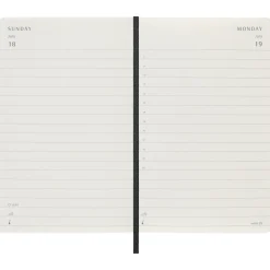 Kalender 12M Daily 2027 Softcover Pocket Black
