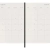 Kalender 12M Monthly 2027 Softcover Large Black