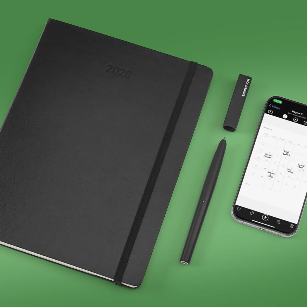 Kalender 12M Smart PRO Digital Weekly Note 2027 Large Black
