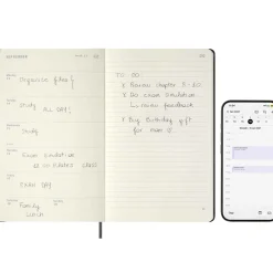 Kalender 12M Smart PRO Digital Weekly Note 2027 Large Black