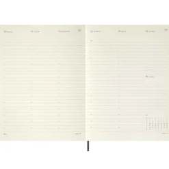Kalender 12M Smart PRO Digital Weekly Vertical 2027 XL Black